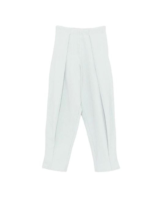CFCL White Hypha Pleated Trousers