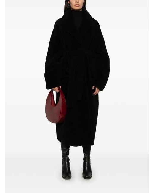 Manokhi Black Myah Coat