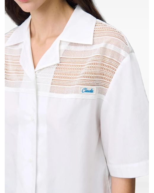 Claudie Pierlot ロゴ シャツ White