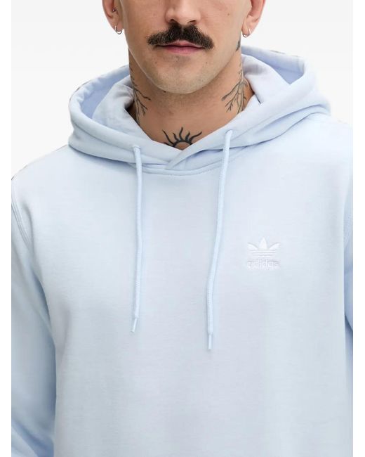 Adidas Blue Hoodie Trefoil Esssentials for men