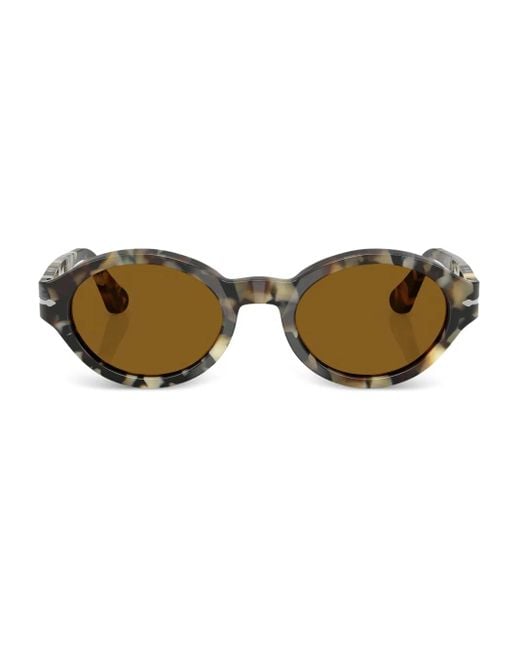 Persol Natural Round-Frame Sunglasses