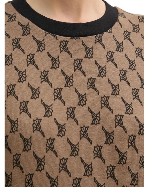 Joop! Natural Monogram-Print Sweatshirt