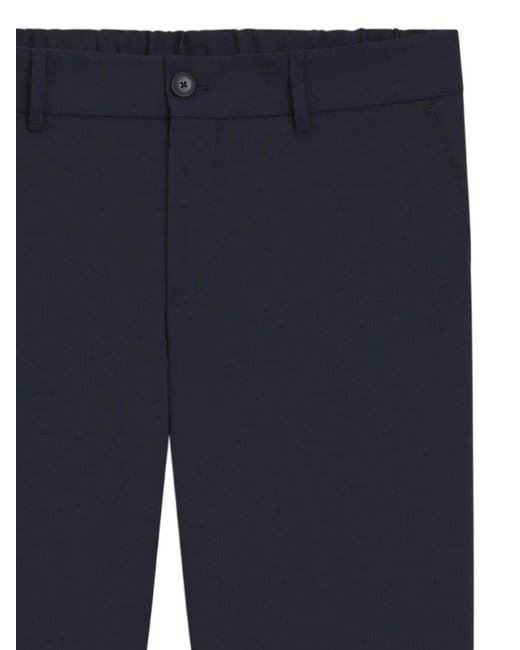 Boss Blue Button Trousers for men