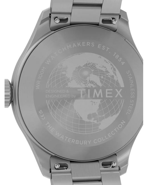 Timex Gray Waterbury Ace 41Mm Watch for men
