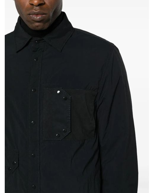 C P Company Black Mid Layer Jacket for men