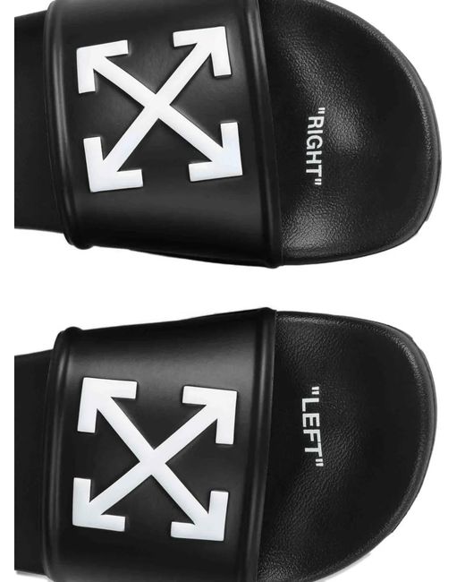 Off-White c/o Virgil Abloh White Arrow Slides for men