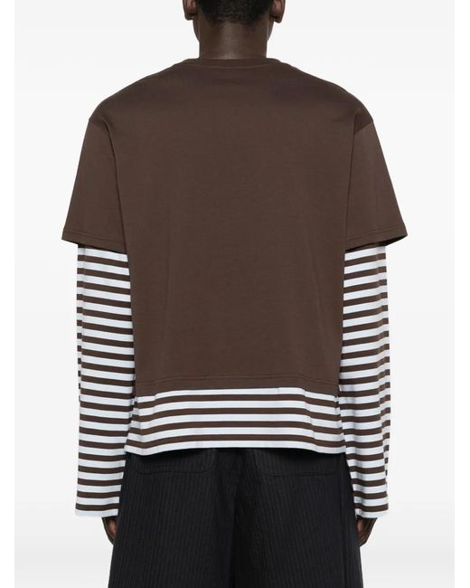 Charles Jeffrey Brown Patch-Pocket T-Shirt