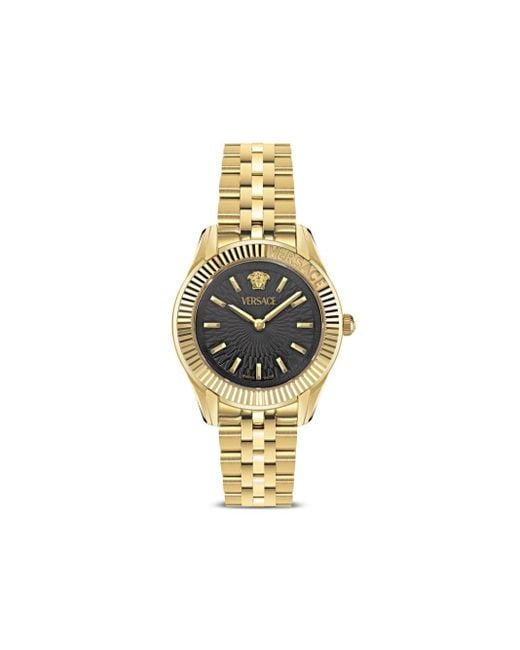 Versace Greca Time Lady 30 Mm Horloge in het Metallic