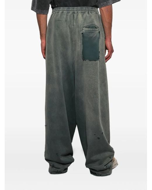Maison Mihara Yasuhiro Gray Faded Track Pants for men