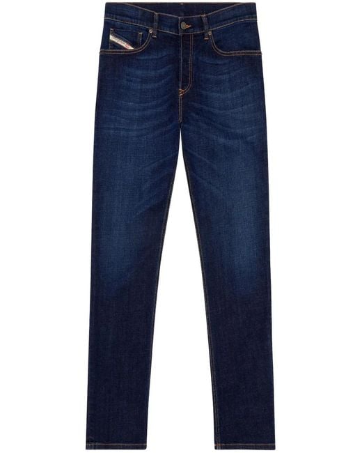 DIESEL Blue 2023 D-Finitive 09F89 Tapered Jeans for men