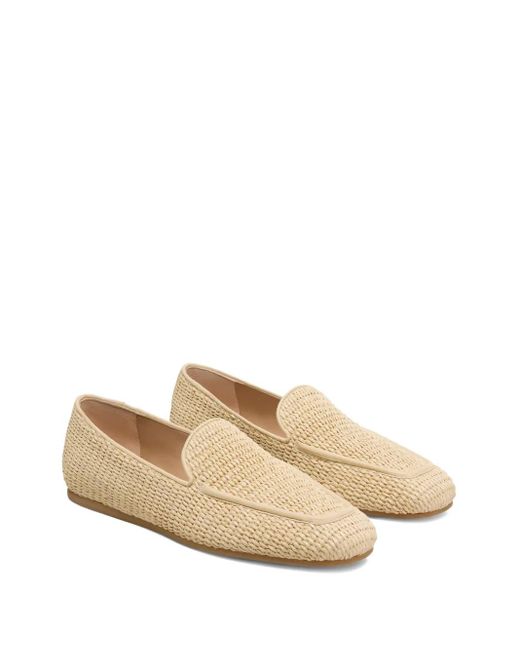Stuart Weitzman Natural Lee Loafers