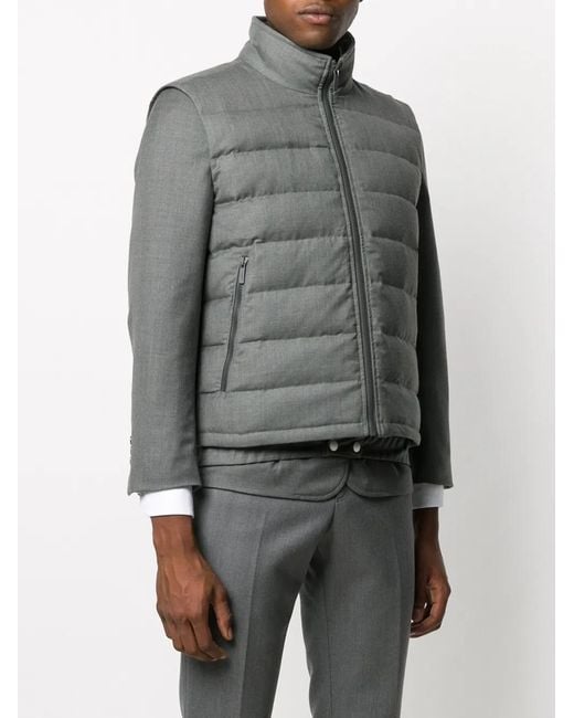 Thom Browne Gray Jackets Grey for men