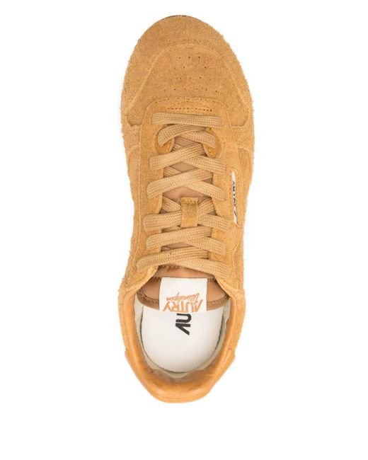 Autry Brown Windspin Sneakers