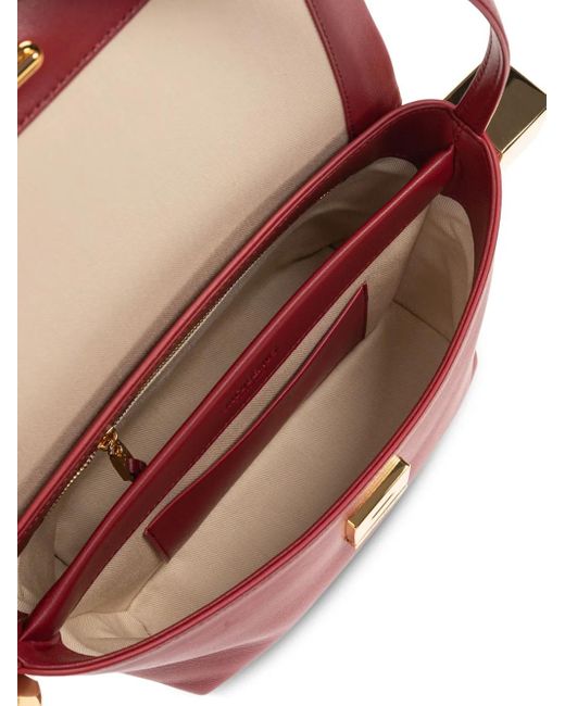Petit Sac Porté Épaule Le Rond Carré Jacquemus en coloris Red