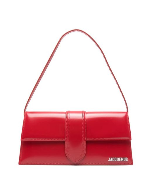 Jacquemus ラ プティット ポシェット ロンド C ショルダーバッグ Red