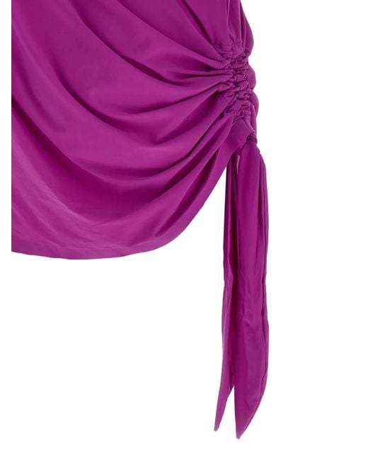 Goldbergh Purple Draped Dress