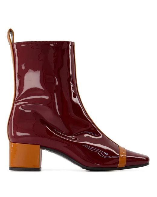 CAREL PARIS Red Audrey Boots