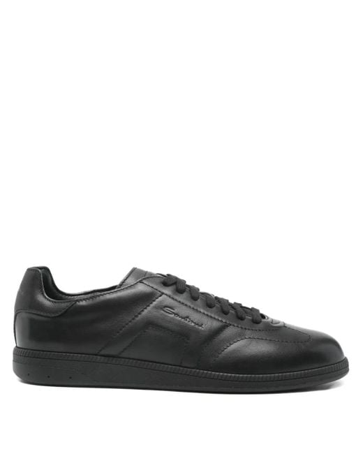 Santoni Black Dbs Oly Sneakers for men