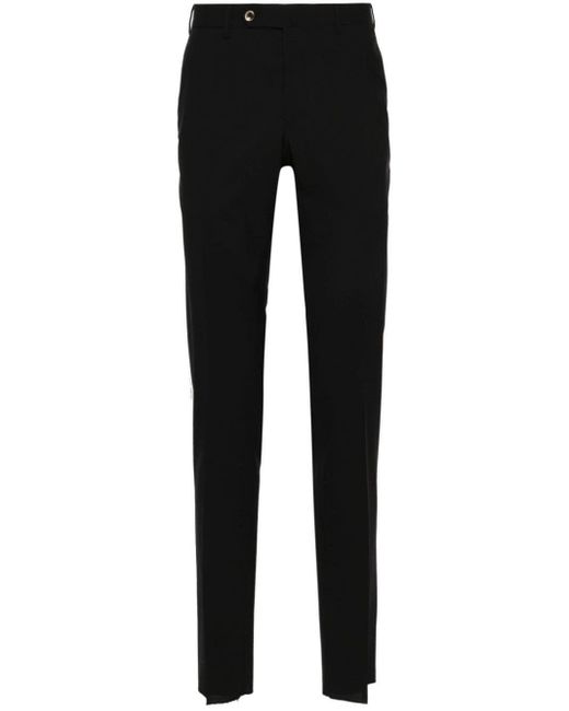 PT Torino Black Slim-fit Trousers for men