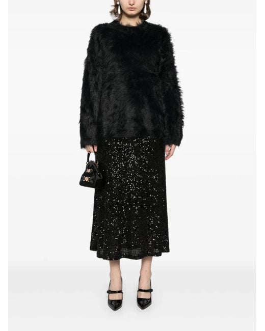 B+ AB Black Sequin Dress Set