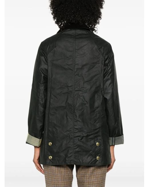 Barbour Black Giacca 'Modern Beadnell'
