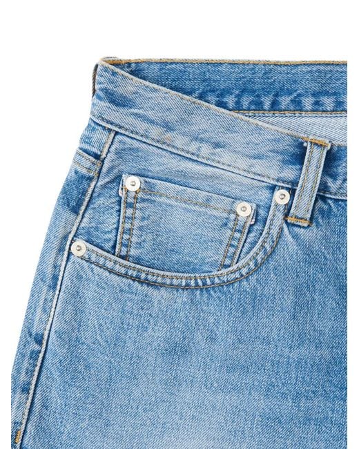 Fortela Blue Short En Jean Winonaj À Ourlets Retroussés