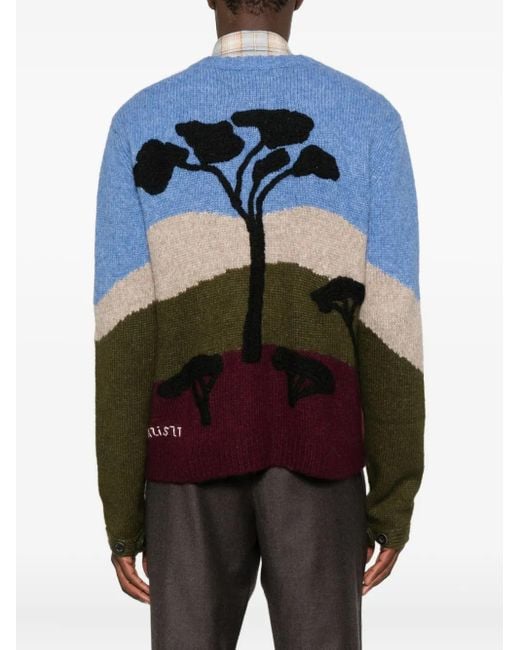 BAZISZT Blue Baobab Cardigan for men