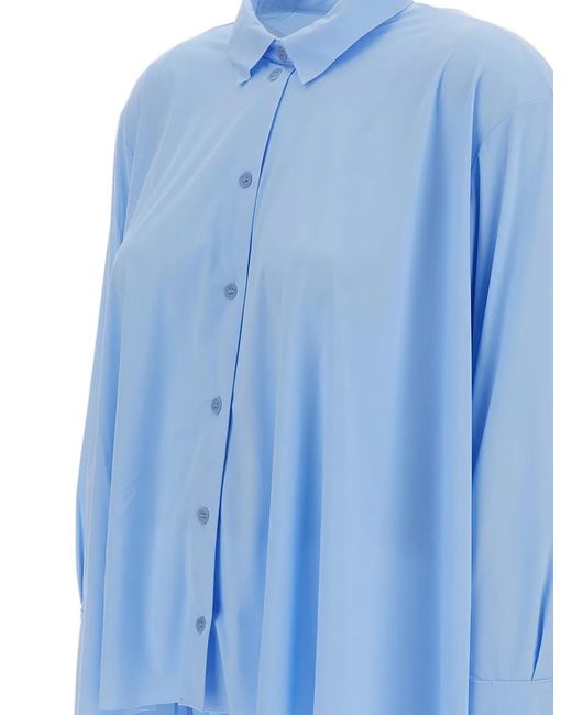 Irie Blue Chemise À Boutonnière Sur Le Devant