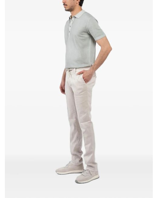 Mason's Gray Drawstring Trousers for men