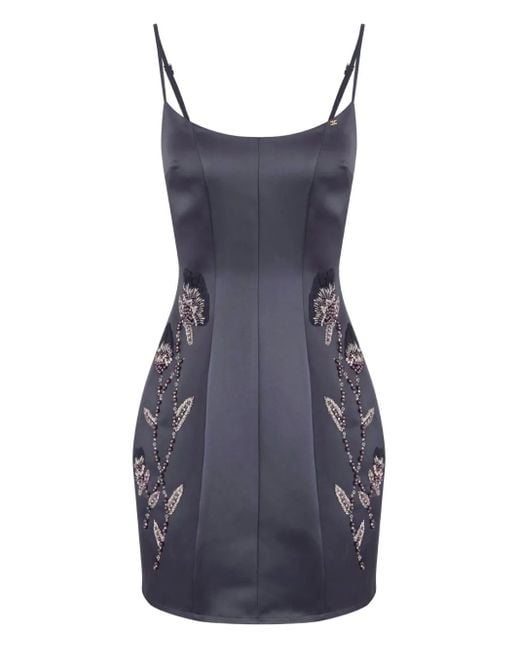 Elisabetta Franchi コルセットスタイル ミニドレス Blue