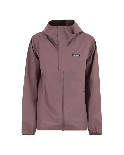 Patagonia Purple Slate Sky Hooded Zip-Up Jacket