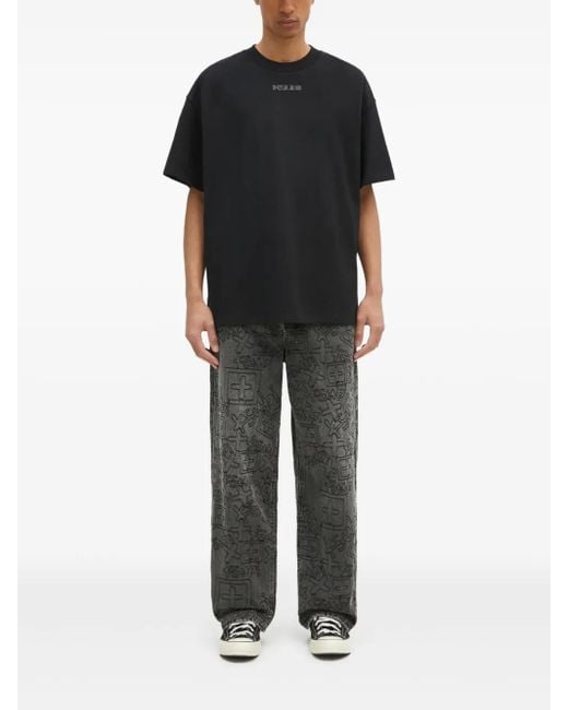 T-Shirt Con Logo di Ksubi in Black da Uomo