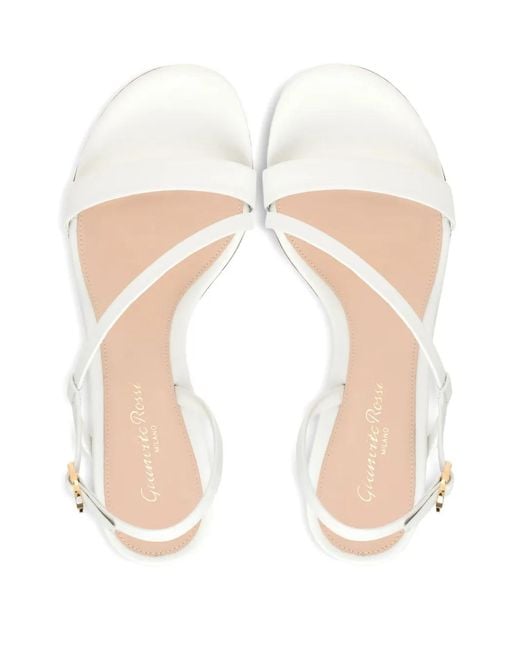 Gianvito Rossi Natural Betsey Strapy Sandals