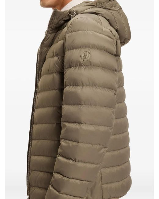 Boss Multicolor H-Dimeo Hooded Quilted Jacket for men
