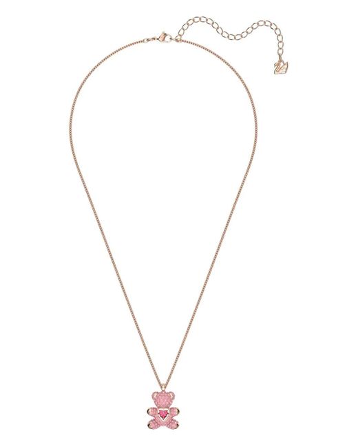 Swarovski Pink Teddy Necklace