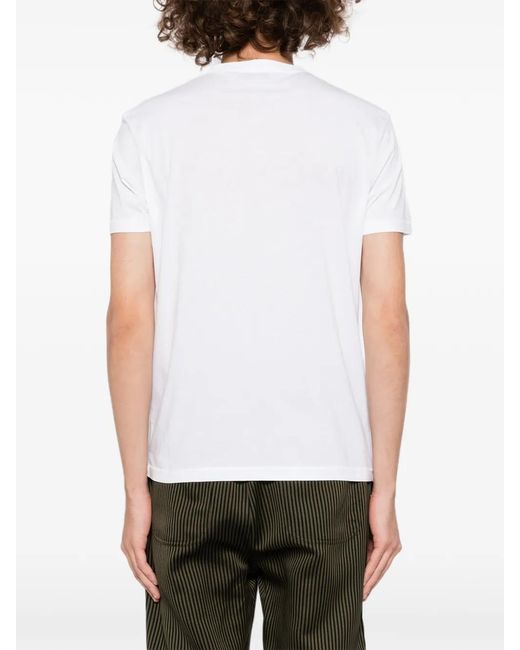 T-Shirt Girocollo di Tom Ford in White da Uomo
