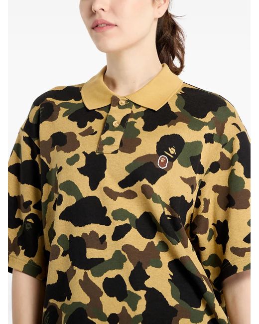 A Bathing Ape Poloshirt in het Black