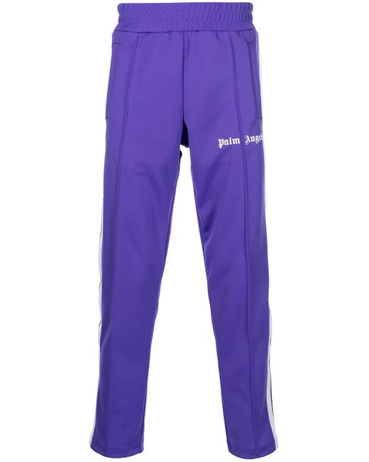 Palm Angels Jogginghose Mit Logo-Print in Blue für Herren