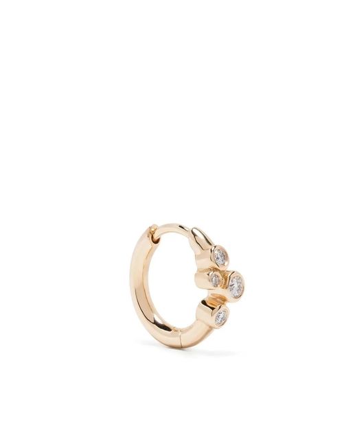 Maria Black Metallic 14Kt Elena Huggie 8 Earring