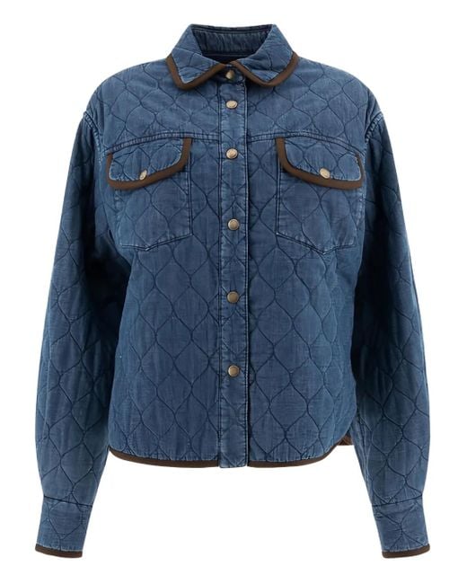 Sobrecamisa vaquera acolchada Jacob Cohen de color Blue