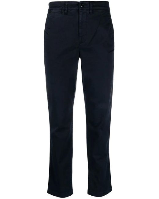 Ralph Lauren Blue Slim-Fit Cotton Trousers
