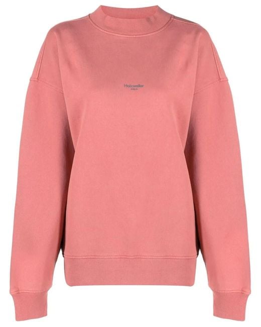 Holzweiler Oversized Sweater in het Pink