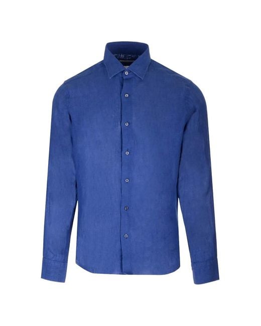 Al Duca D'aosta Blue Button-Up Shirt for men