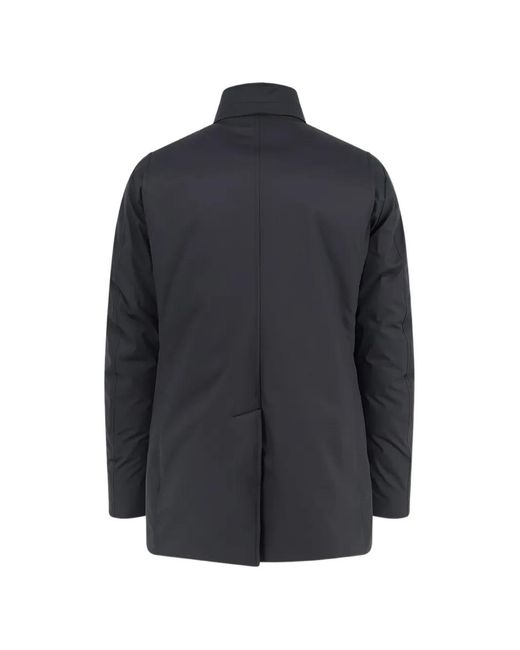 Moorer Black Reis Button-Cuff Jacket for men