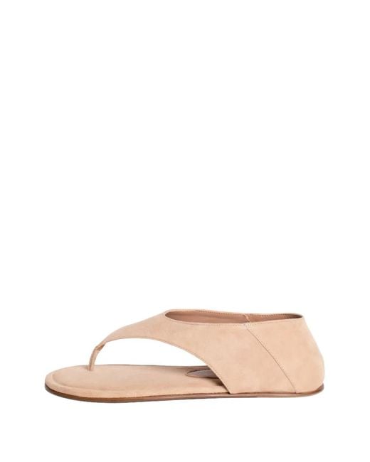 Gia Borghini Pink Emauelle Flat Sandals