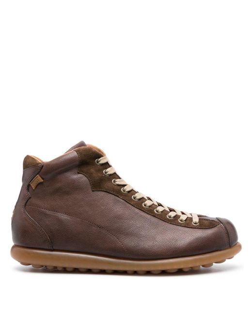 Camper Vegetal Leather Lace-up Ankle 