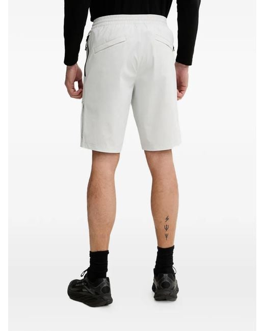 Bogner Fire + Ice Gray Caleb Logo-Patch Cargo Shorts for men