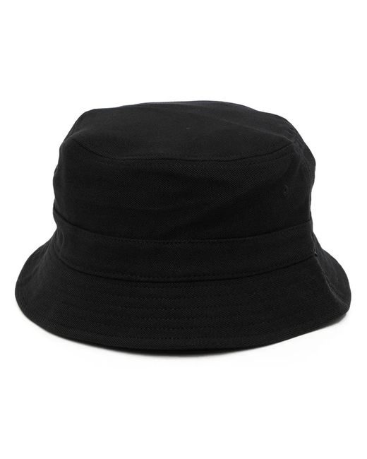 Lacoste Black Logo-Patch Detail Sun Hat