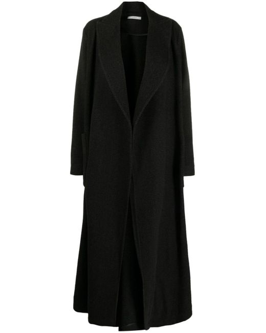 Dusan Black Double-breasted Cashmere Coat