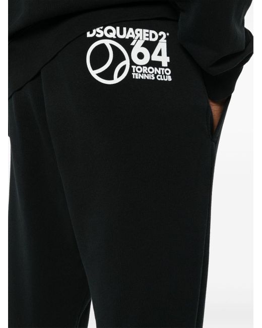 Pantalon de jogging à logo imprimé DSquared² pour homme en coloris Black